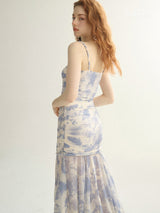Blue Blossom Mermaid Dress