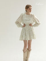 Soft Olive Meadow Dress