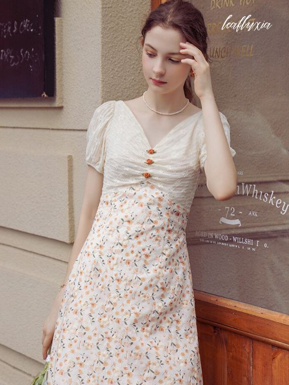 Spring Melody Puff Dress