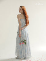 Blue Petal Reverie Dress