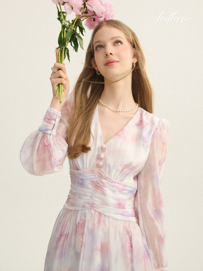 Blush Petal Mini Dress