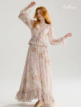 Winter Bloom Veil Dress