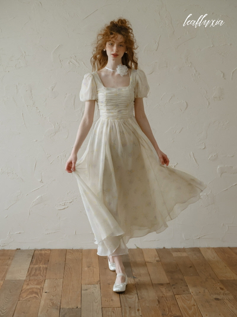 Ethereal Silk Waltz Dress