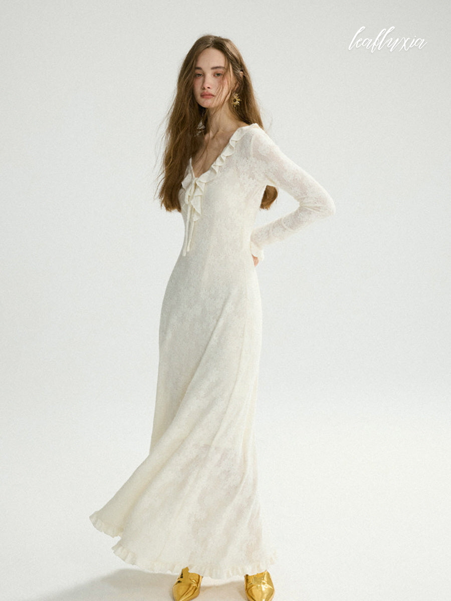 Ivory Lace Reverie Dress