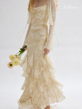 Celestine Ruffle Gown