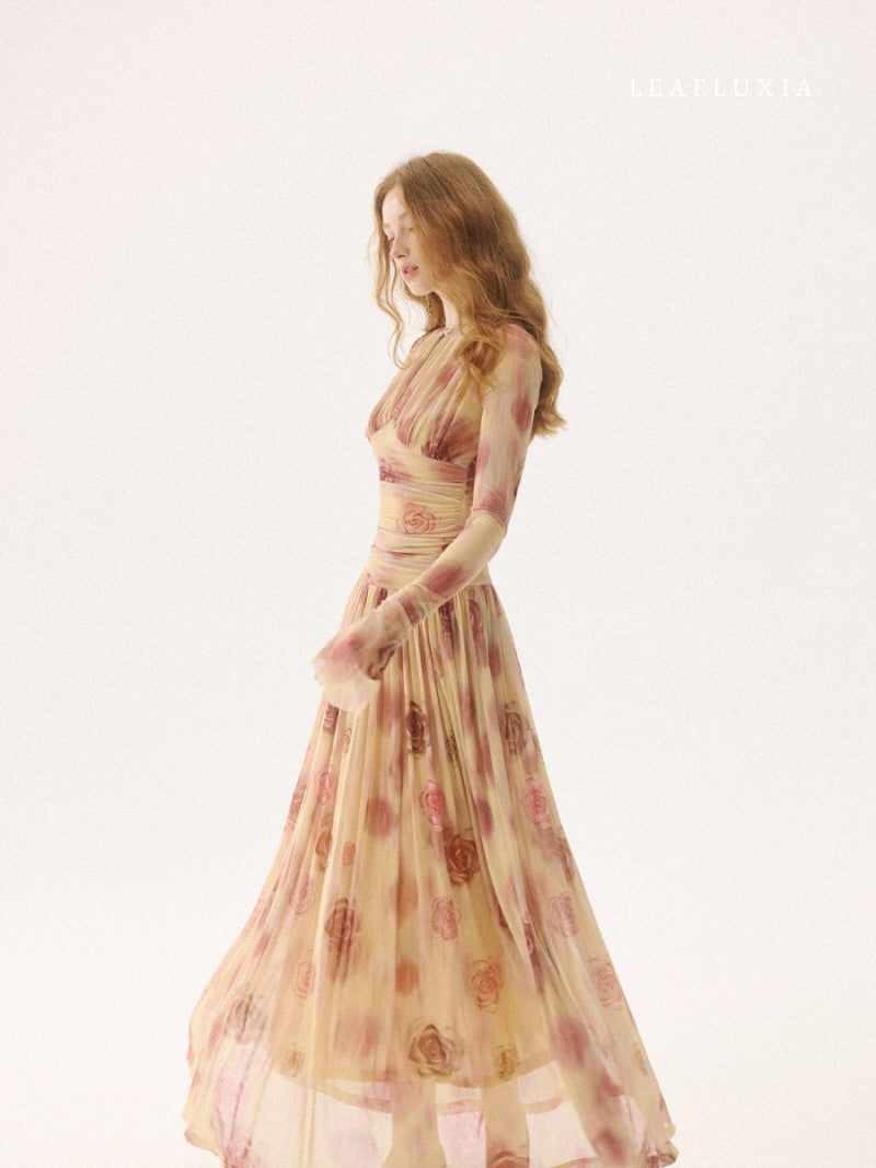 Golden Rose Reverie Dress