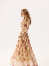 Golden Rose Reverie Dress
