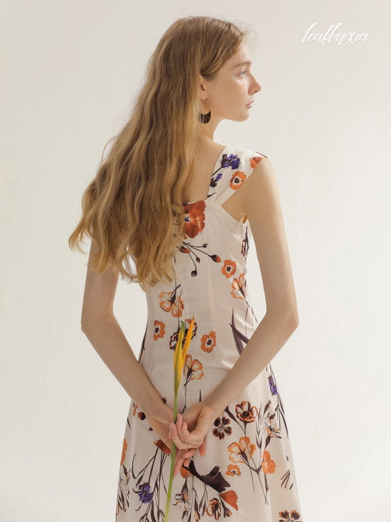 Ethnic Floral Long Dress