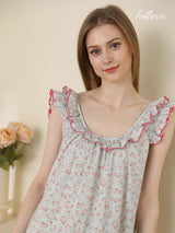 Soft Garden Home Dress