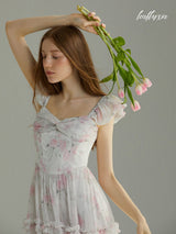 Dreamy Petal Ruffle Dress