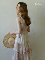 Petal Whisper Maxi Dress