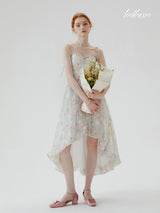 Misty Blossom High-Low Dress