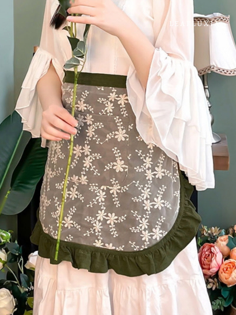 Autumn Bloom Half Apron