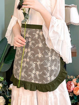 Autumn Bloom Half Apron