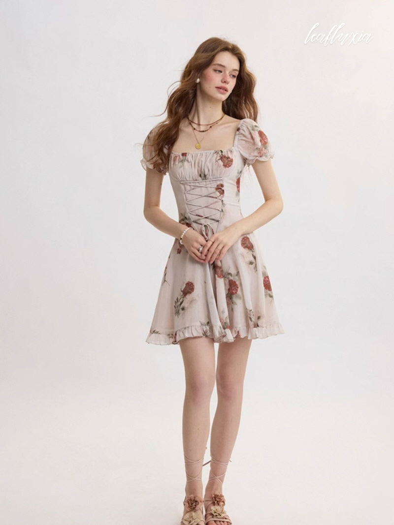 Petal Serenade Mini Dress