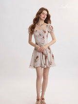 Petal Serenade Mini Dress