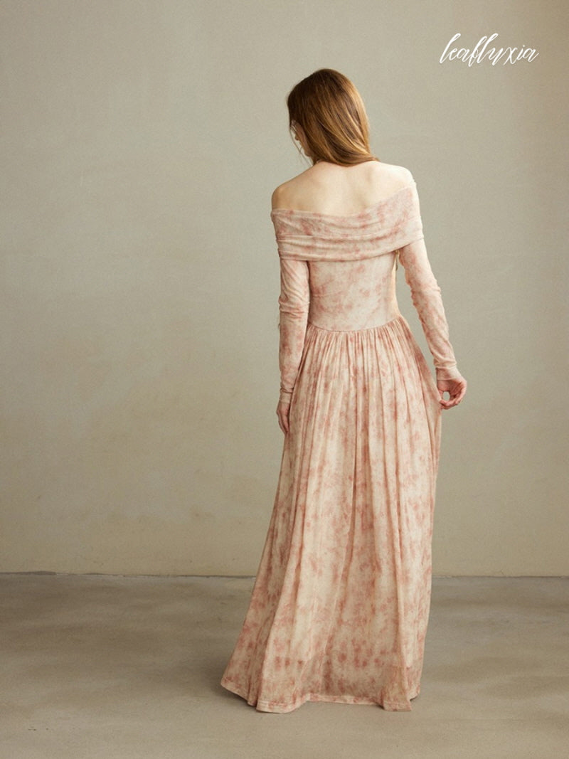 Ethereal Rose Dusk Dress