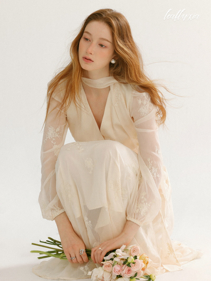 Antique White Grace Dress