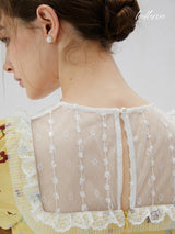 Golden Meadow Floral Midi Dress