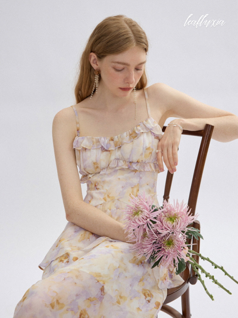 Aurora Bloom Ruffle Dress