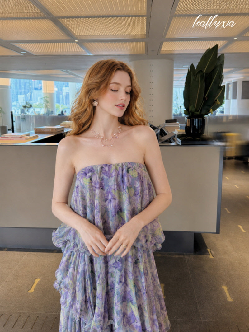 Lavender Veil Reverie Dress