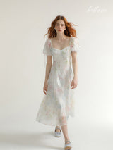 Ivory Petal Garden Dress