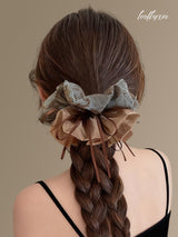 Éloane Baroque Bloom Scrunchie