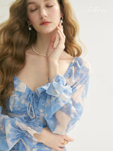 Blue Garden Serenade Dress