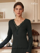Midnight Lace Lounge Set