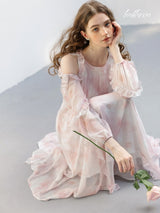 Rosy Haze Elegance Dress