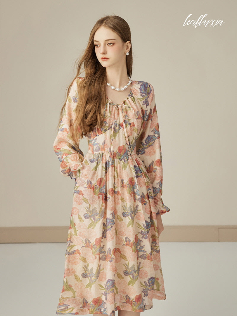 Spring Serenade Floral Dress