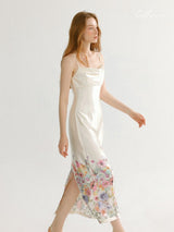 Ivory Blossom Slip Dress
