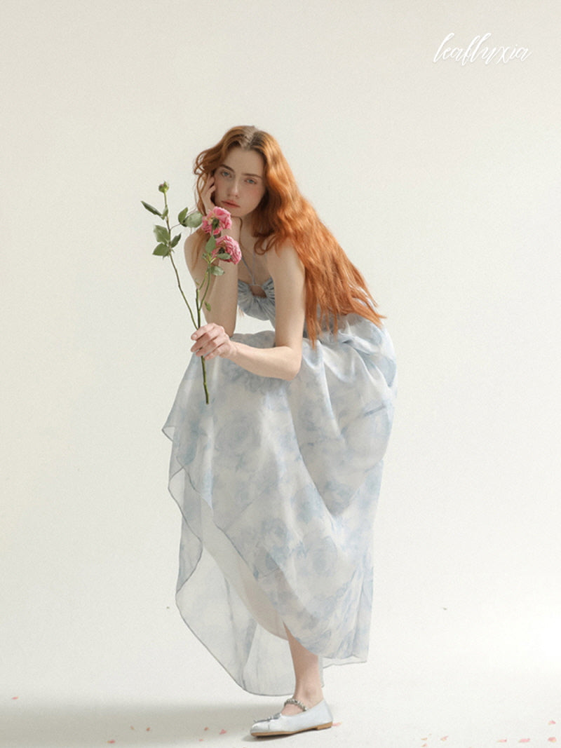 Blue Petal Reverie Dress