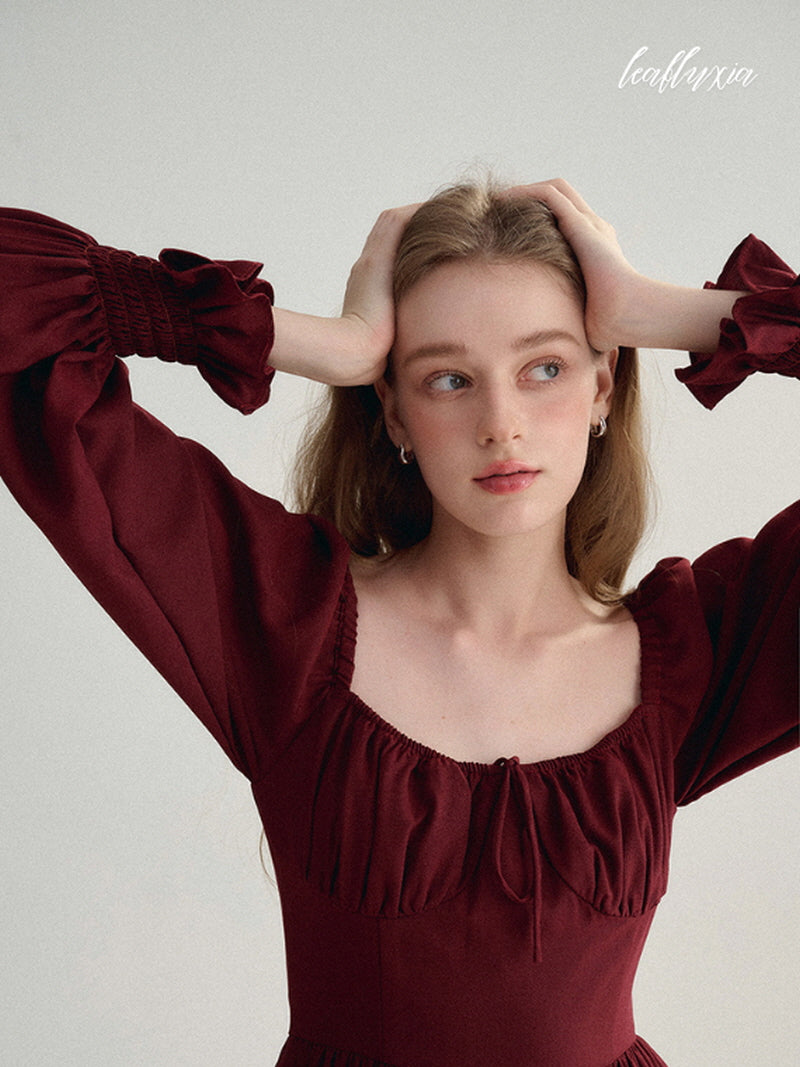 Bordeaux Muse Dress