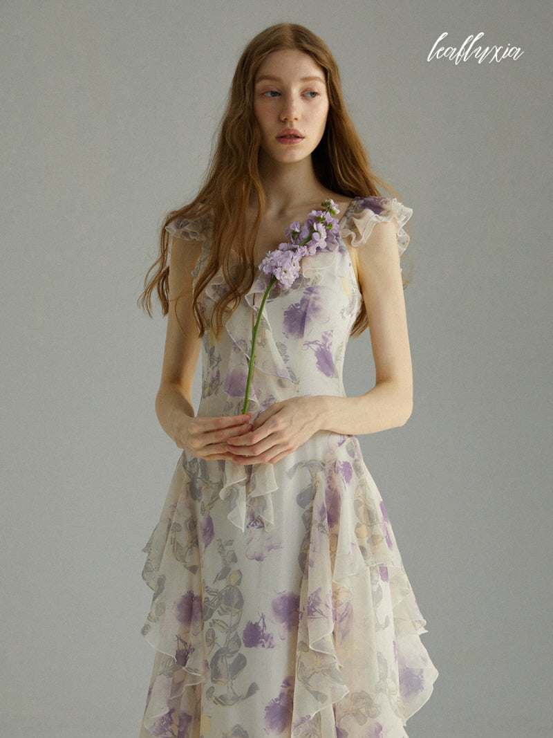 Lilac Meadow Blooms Dress