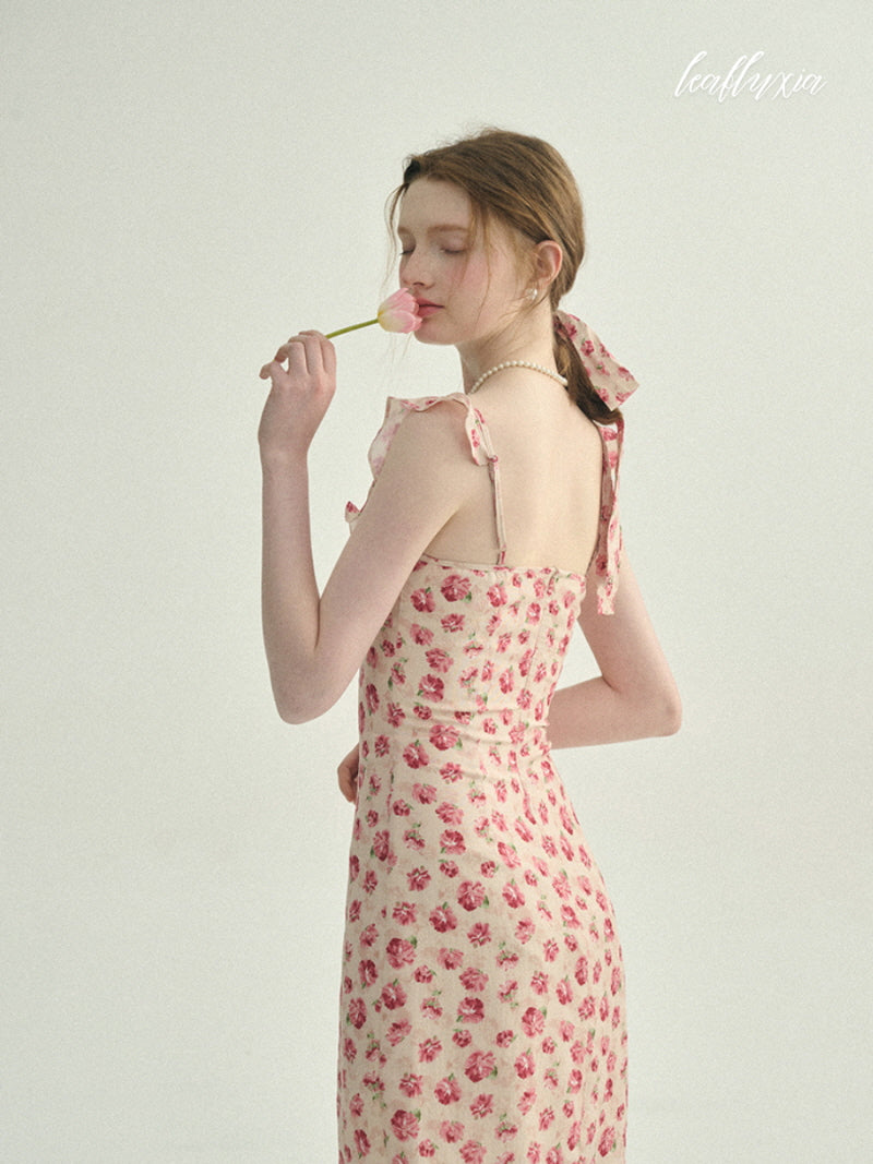 Rose Whisper Lounge Dress
