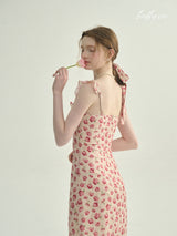 Rose Whisper Lounge Dress