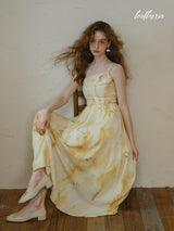 Golden Sunrise Elegance Dress