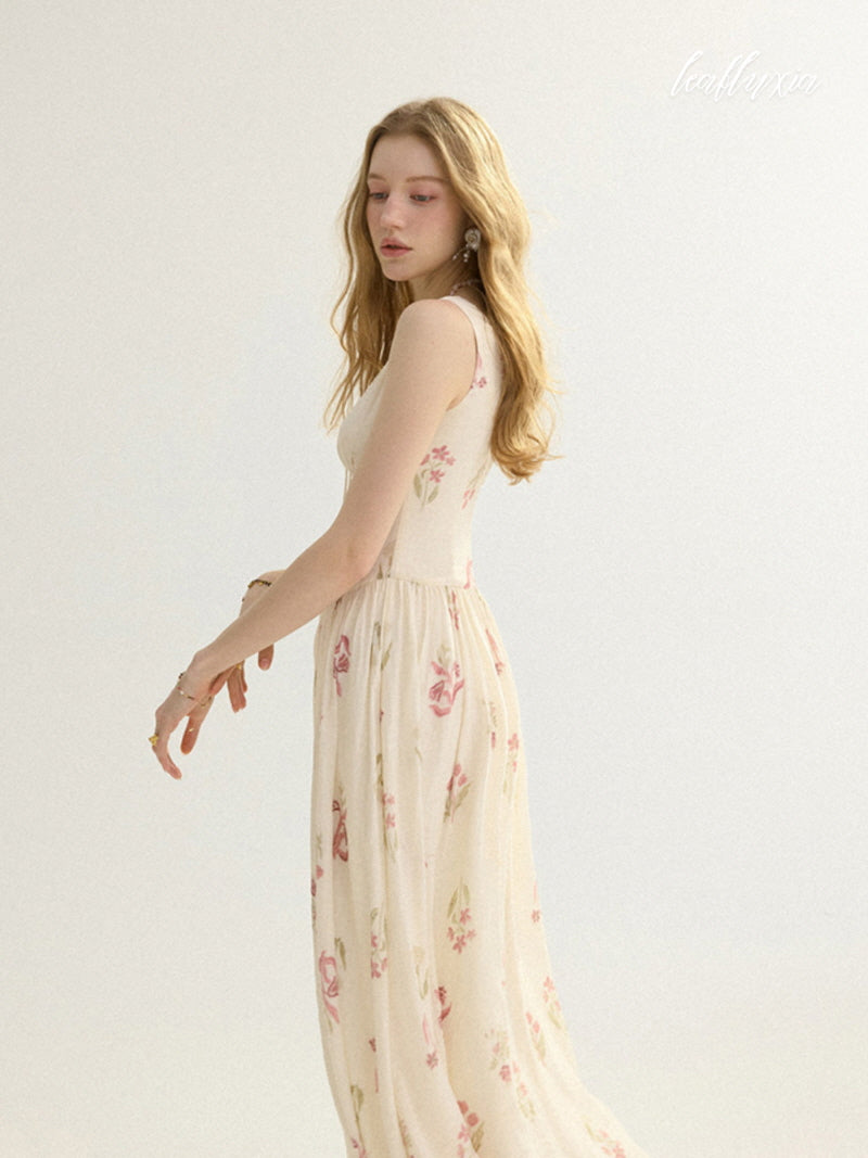 Petal Whisper Garden Dress