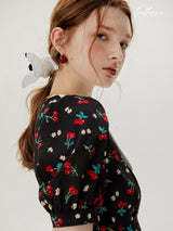 Cherry Blossom Mini Dress