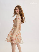 Rosé Charm Mini Dress