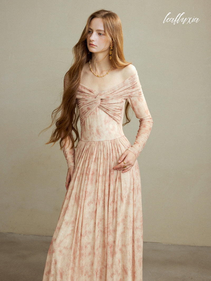 Ethereal Rose Dusk Dress