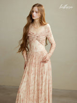 Ethereal Rose Dusk Dress