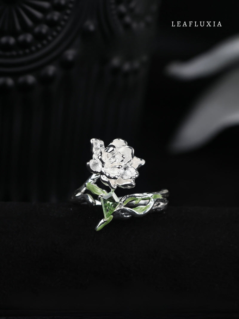 Jasmine Vine Adjustable Ring | 925 Sterling Silver