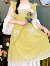 Elegant Lace Cotton Apron