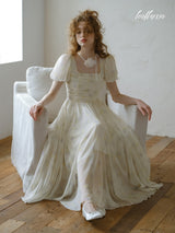 Ethereal Silk Waltz Dress