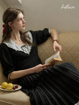 Timeless Elegance Pleated Dress