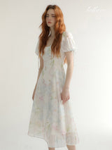 Ivory Petal Garden Dress