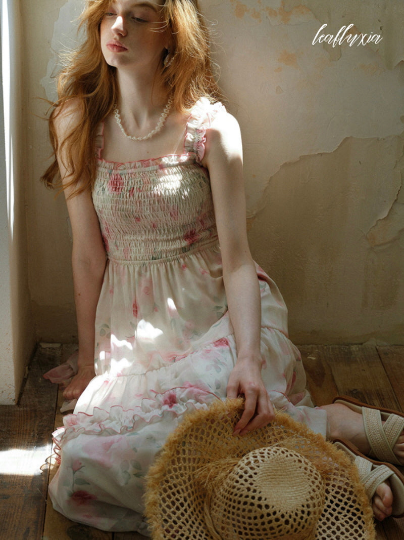 Petal Whisper Maxi Dress