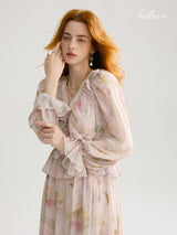 Winter Bloom Veil Dress